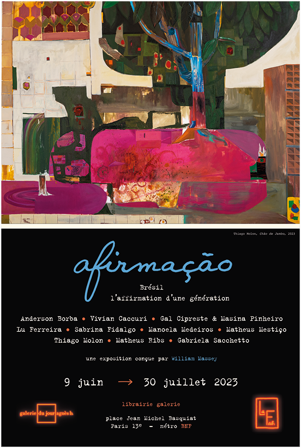 L'exposition Afirma&ccedil;&atilde;o &agrave; la Galerie du Jour